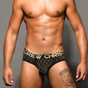 ANDREW CHRISTIAN ~ Argyle Glam Brief w/ Almost Naked  NWT #91815